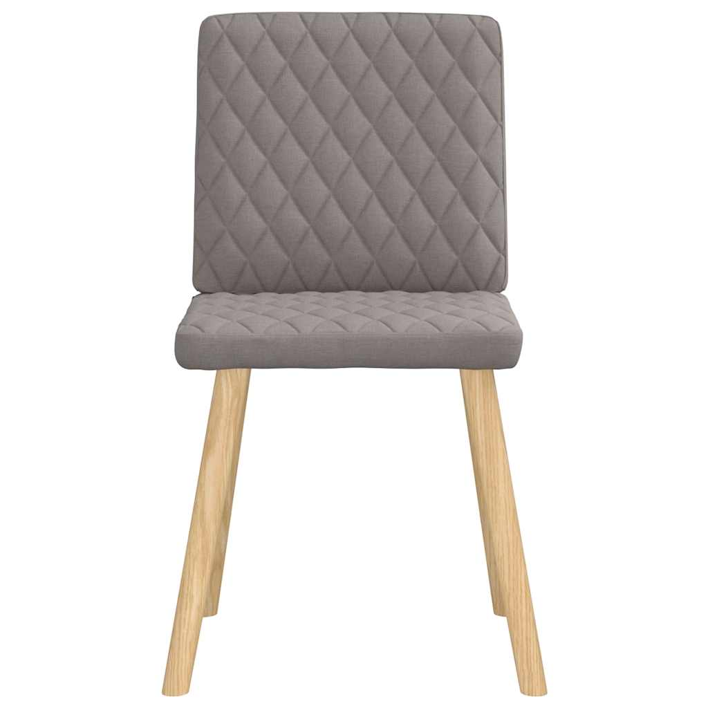 Eetkamerstoelen draaibaar 2 st stof taupe is nu te koop bij PeponiXL, paradijselijk wonen!