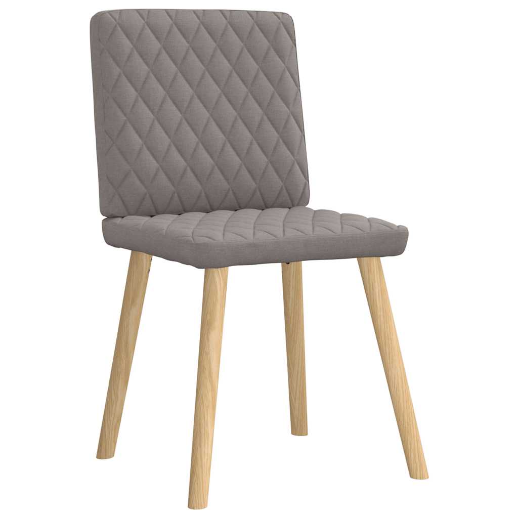 Eetkamerstoelen draaibaar 2 st stof taupe is nu te koop bij PeponiXL, paradijselijk wonen!