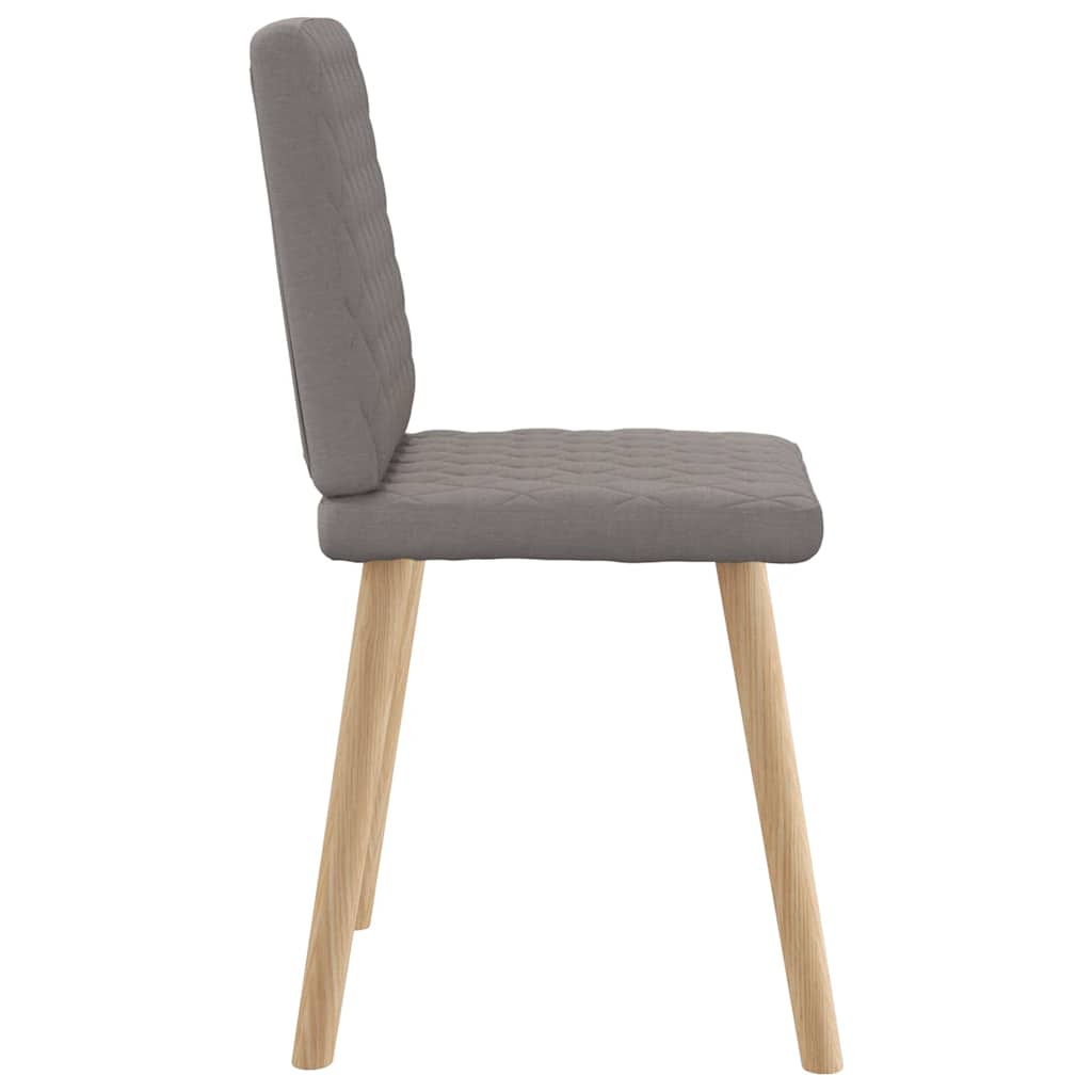 Eetkamerstoelen draaibaar 2 st stof taupe is nu te koop bij PeponiXL, paradijselijk wonen!