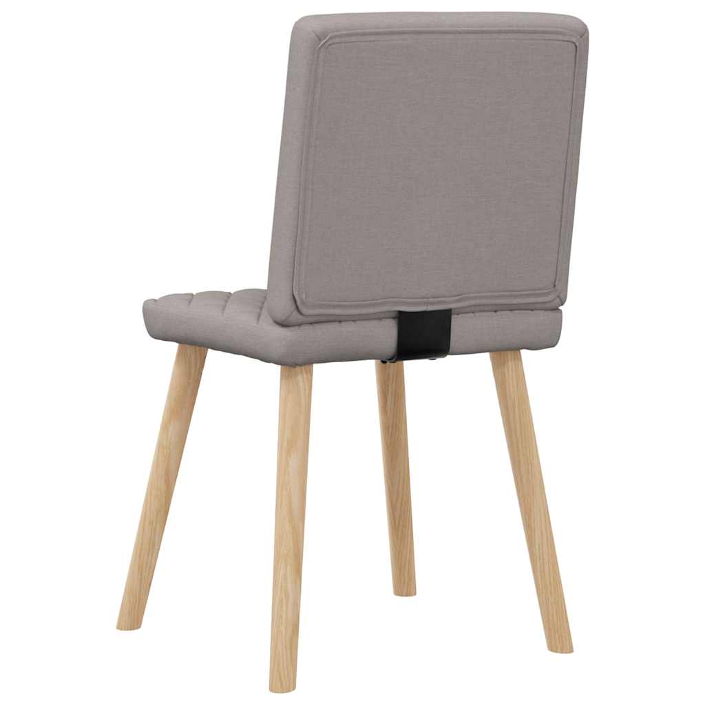 Eetkamerstoelen draaibaar 2 st stof taupe is nu te koop bij PeponiXL, paradijselijk wonen!