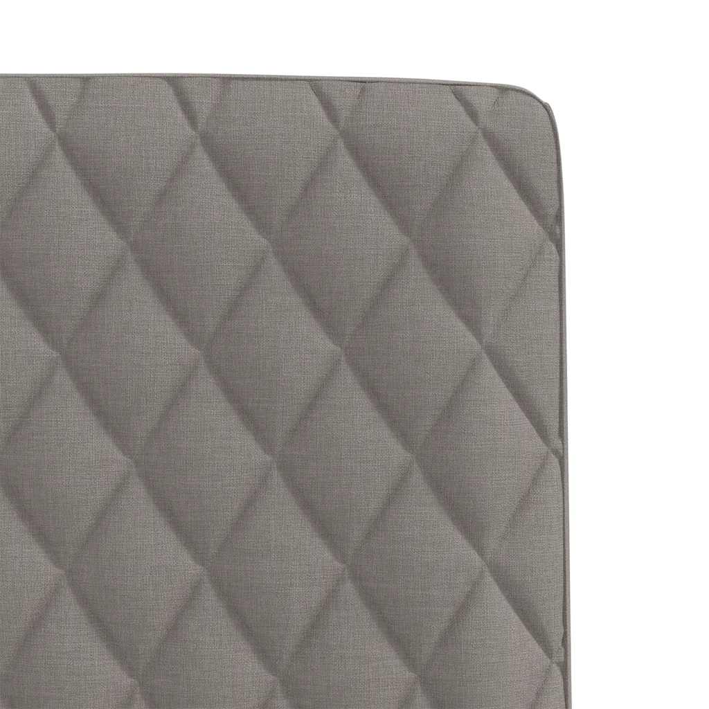 Eetkamerstoelen draaibaar 2 st stof taupe is nu te koop bij PeponiXL, paradijselijk wonen!