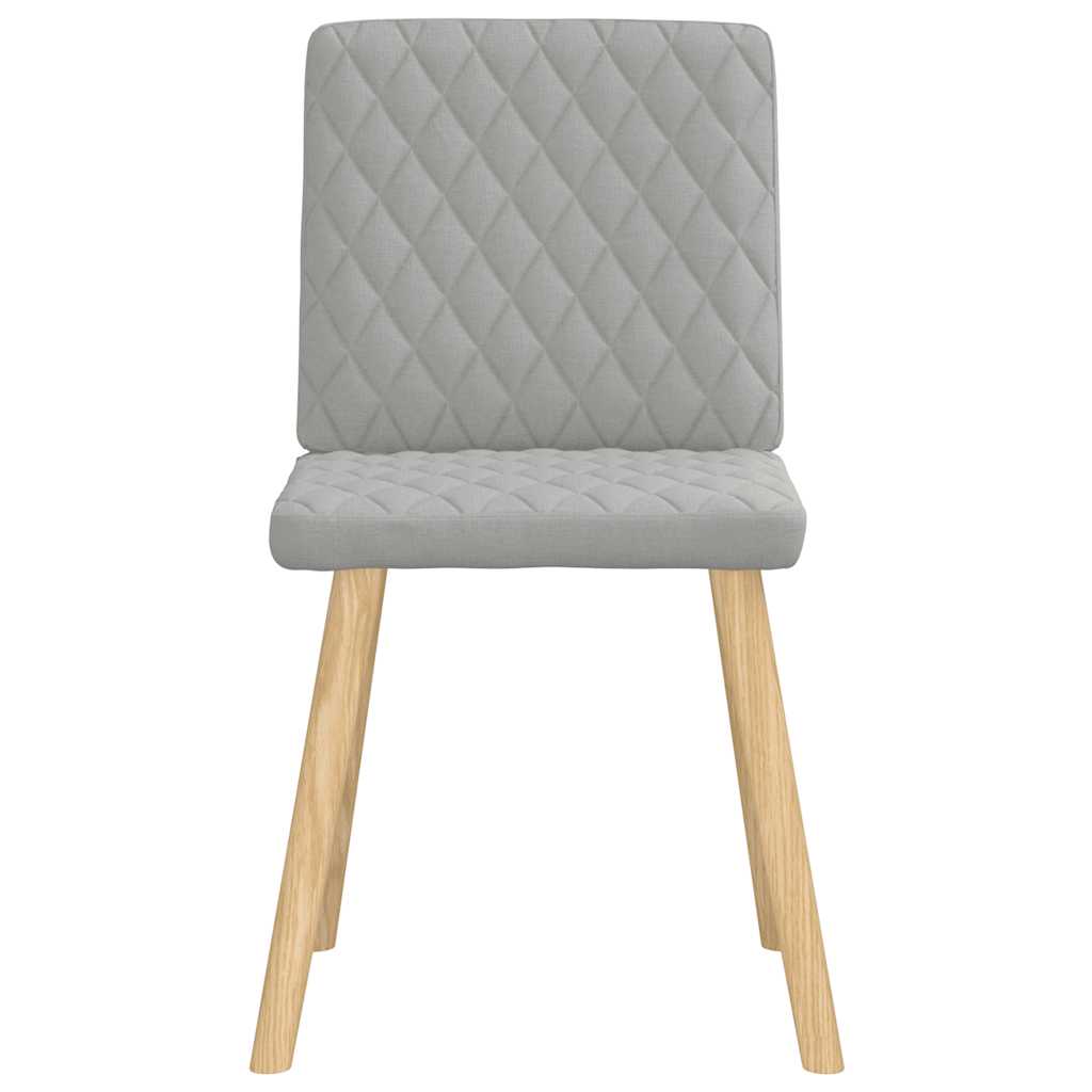 Eetkamerstoelen 2 st stof wolk grijs is nu te koop bij PeponiXL, paradijselijk wonen!