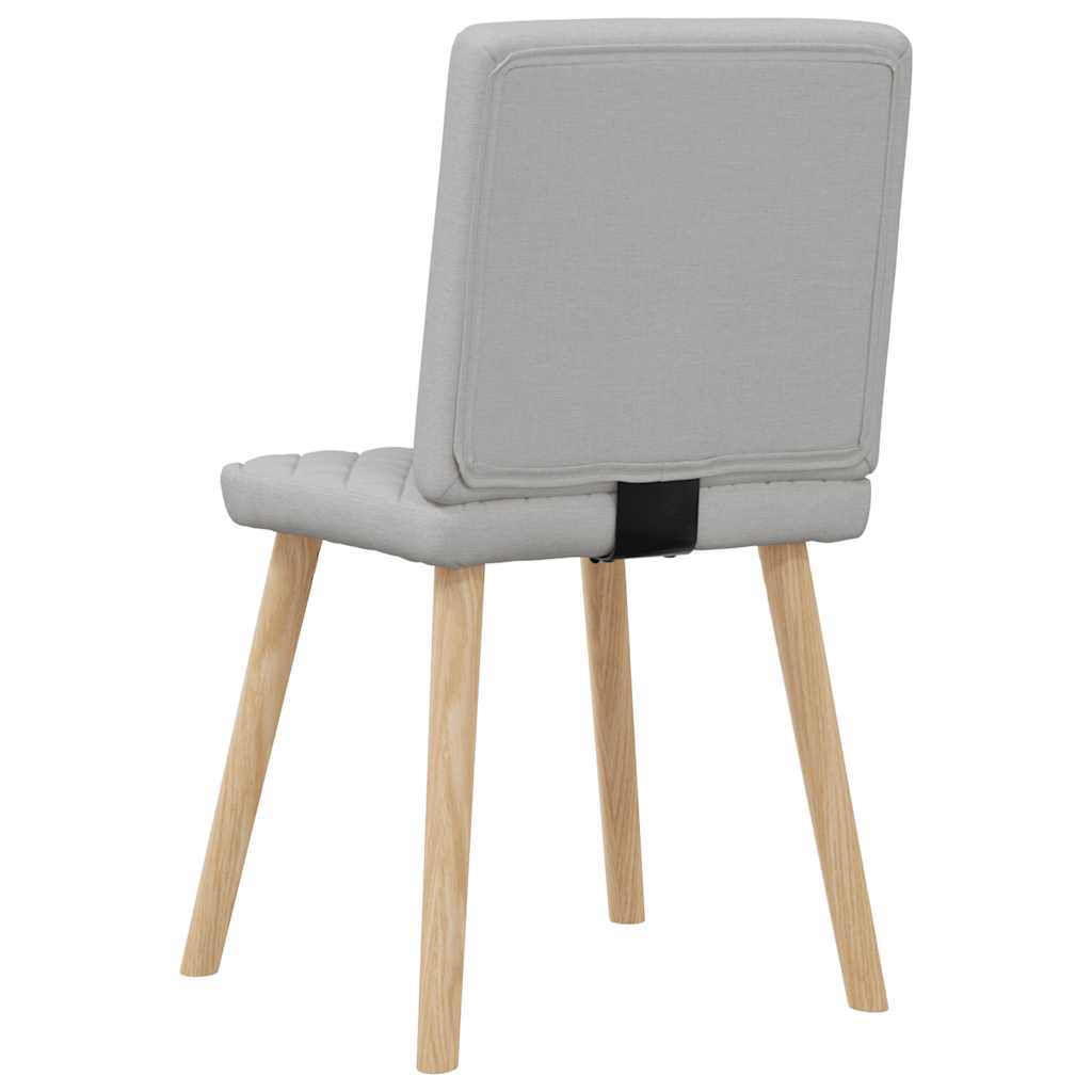 Eetkamerstoelen 2 st stof wolk grijs is nu te koop bij PeponiXL, paradijselijk wonen!