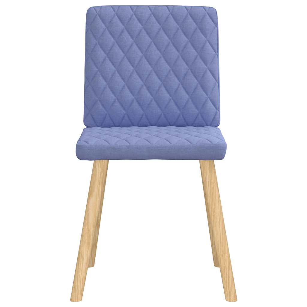 Eetkamerstoelen 2 st stof jeansblauw is nu te koop bij PeponiXL, paradijselijk wonen!
