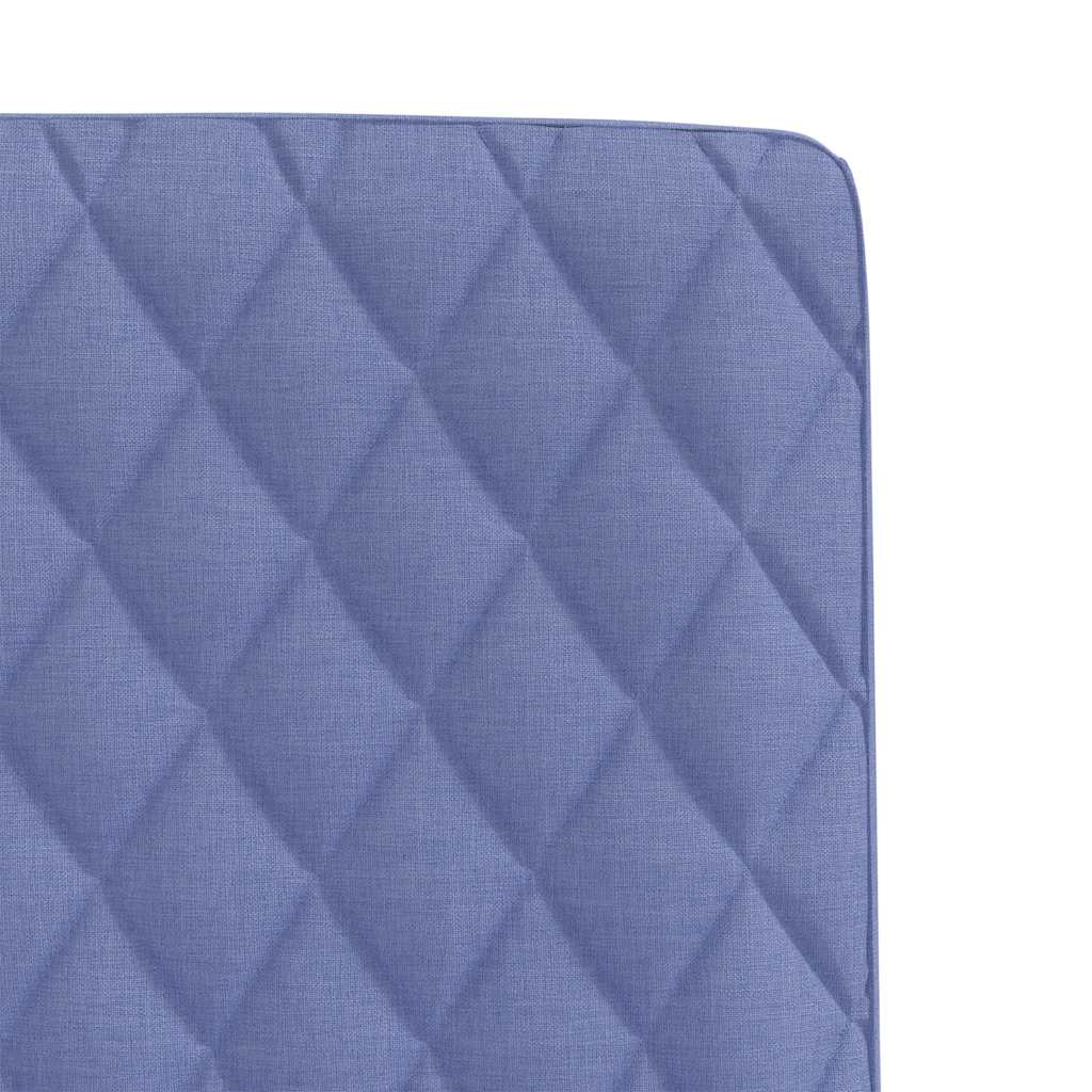 Eetkamerstoelen 2 st stof jeansblauw is nu te koop bij PeponiXL, paradijselijk wonen!