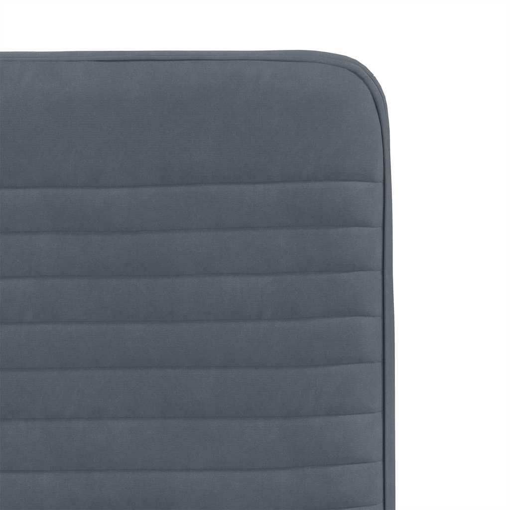 Eetkamerstoelen 2 st fluweel donkergrijs is nu te koop bij PeponiXL, paradijselijk wonen!