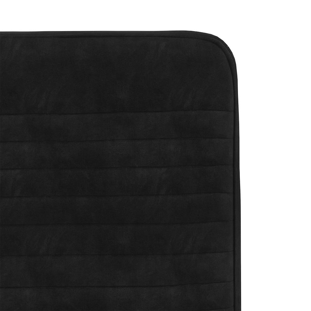 Eetkamerstoelen 2 st fluweel zwart is nu te koop bij PeponiXL, paradijselijk wonen!