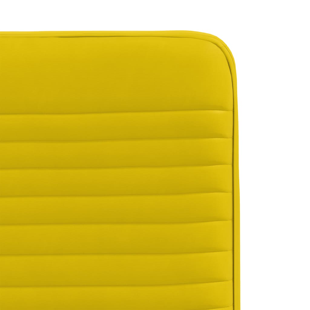 Eetkamerstoelen 2 st fluweel geel is nu te koop bij PeponiXL, paradijselijk wonen!