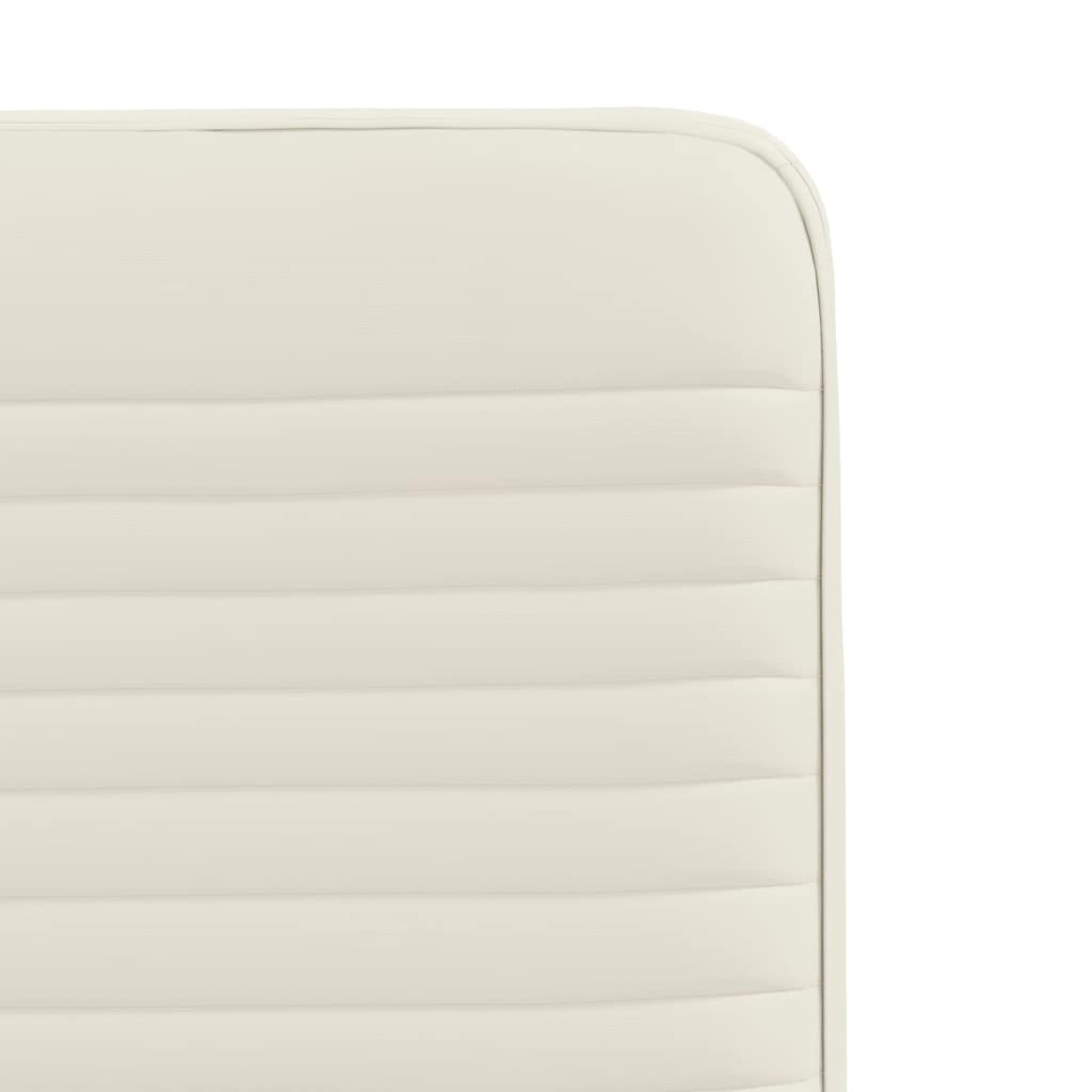Eetkamerstoelen 2 st fluweel crèmekleurig is nu te koop bij PeponiXL, paradijselijk wonen!
