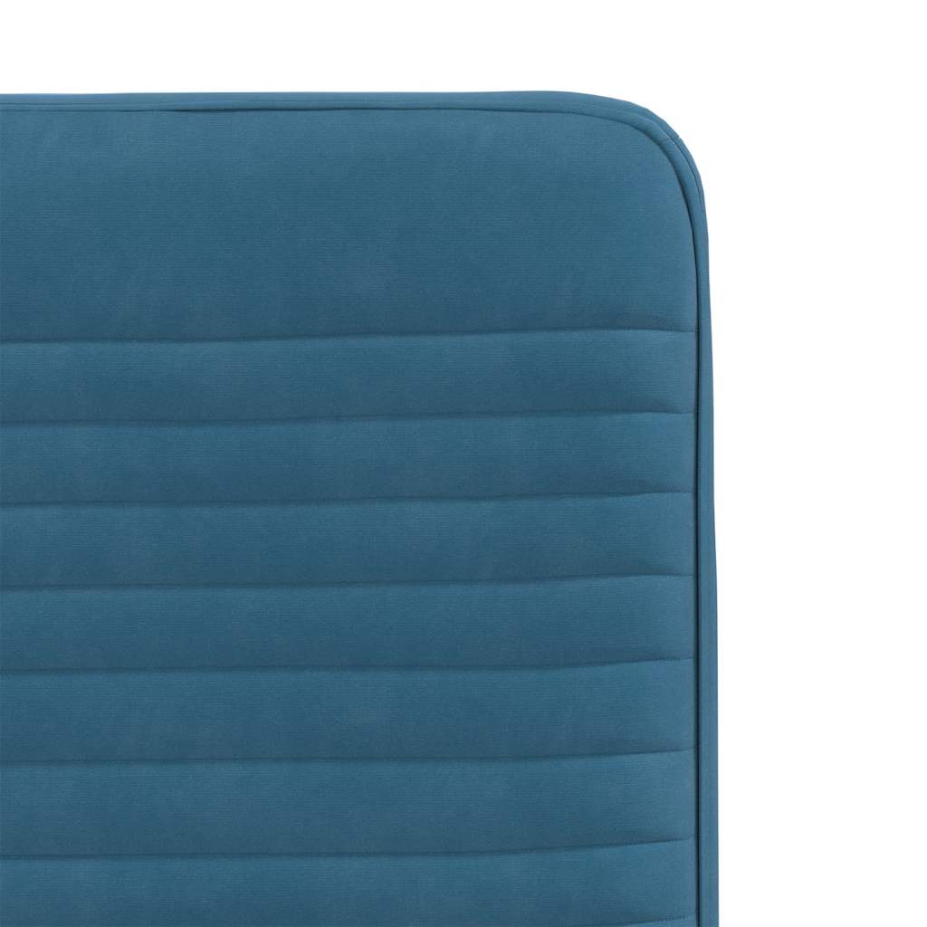 Eetkamerstoelen 2 st fluweel blauw is nu te koop bij PeponiXL, paradijselijk wonen!