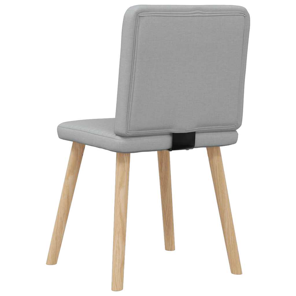 Eetkamerstoelen 2 st stof lichtgrijs is nu te koop bij PeponiXL, paradijselijk wonen!