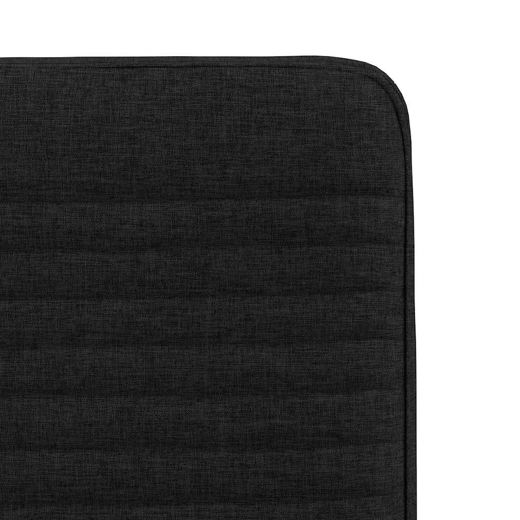 Eetkamerstoelen 2 st stof zwart is nu te koop bij PeponiXL, paradijselijk wonen!