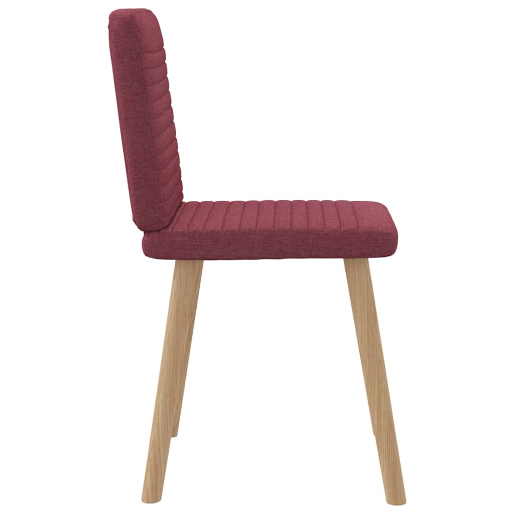 Eetkamerstoelen 2 st stof wijnrood is nu te koop bij PeponiXL, paradijselijk wonen!