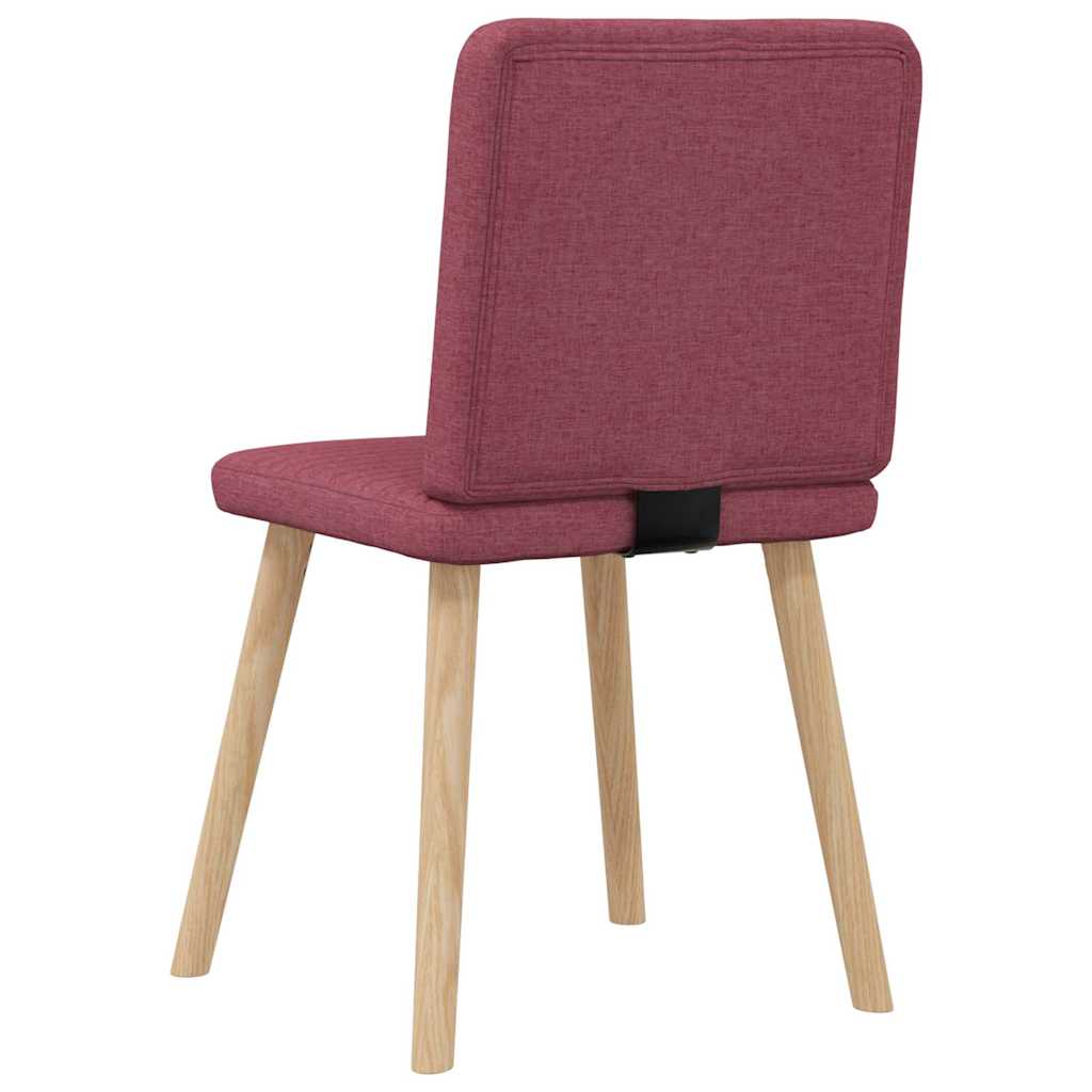Eetkamerstoelen 2 st stof wijnrood is nu te koop bij PeponiXL, paradijselijk wonen!