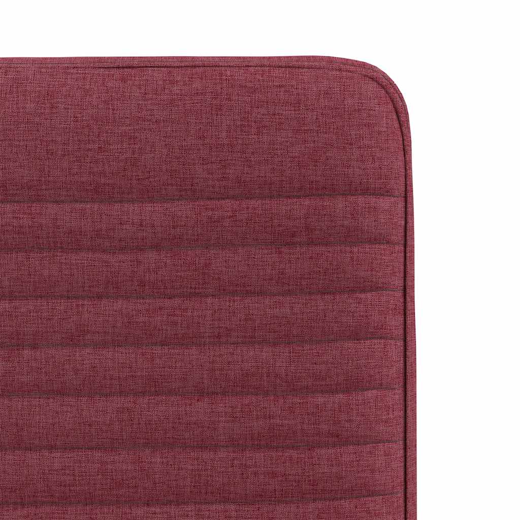 Eetkamerstoelen 2 st stof wijnrood is nu te koop bij PeponiXL, paradijselijk wonen!