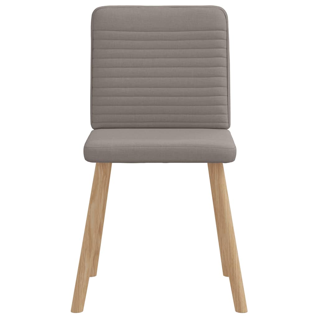 Eetkamerstoelen draaibaar 2 st stof taupe is nu te koop bij PeponiXL, paradijselijk wonen!