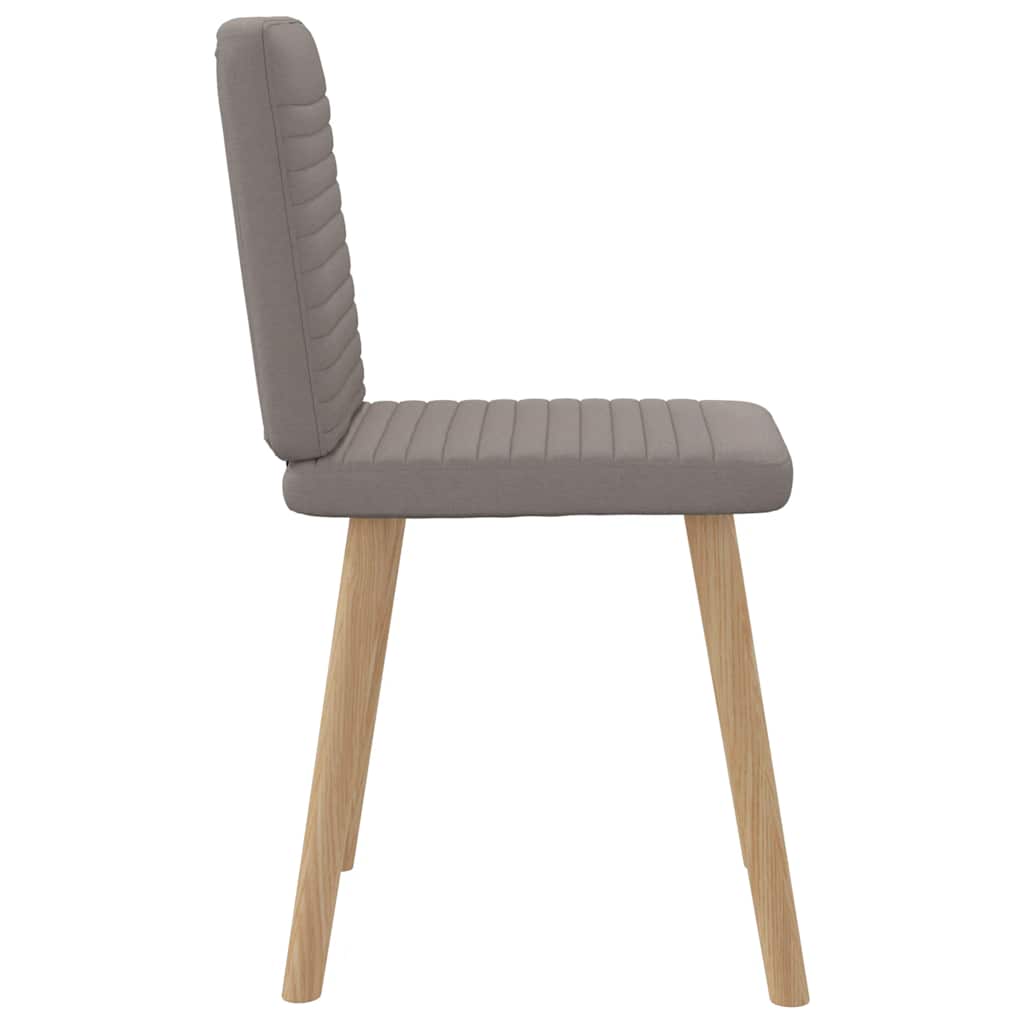 Eetkamerstoelen draaibaar 2 st stof taupe is nu te koop bij PeponiXL, paradijselijk wonen!