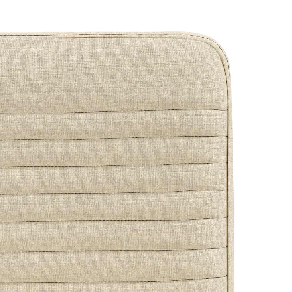 Eetkamerstoelen 2 st stof crèmekleurig is nu te koop bij PeponiXL, paradijselijk wonen!