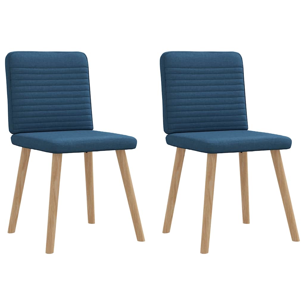 Eetkamerstoelen 2 st stof blauw is nu te koop bij PeponiXL, paradijselijk wonen!