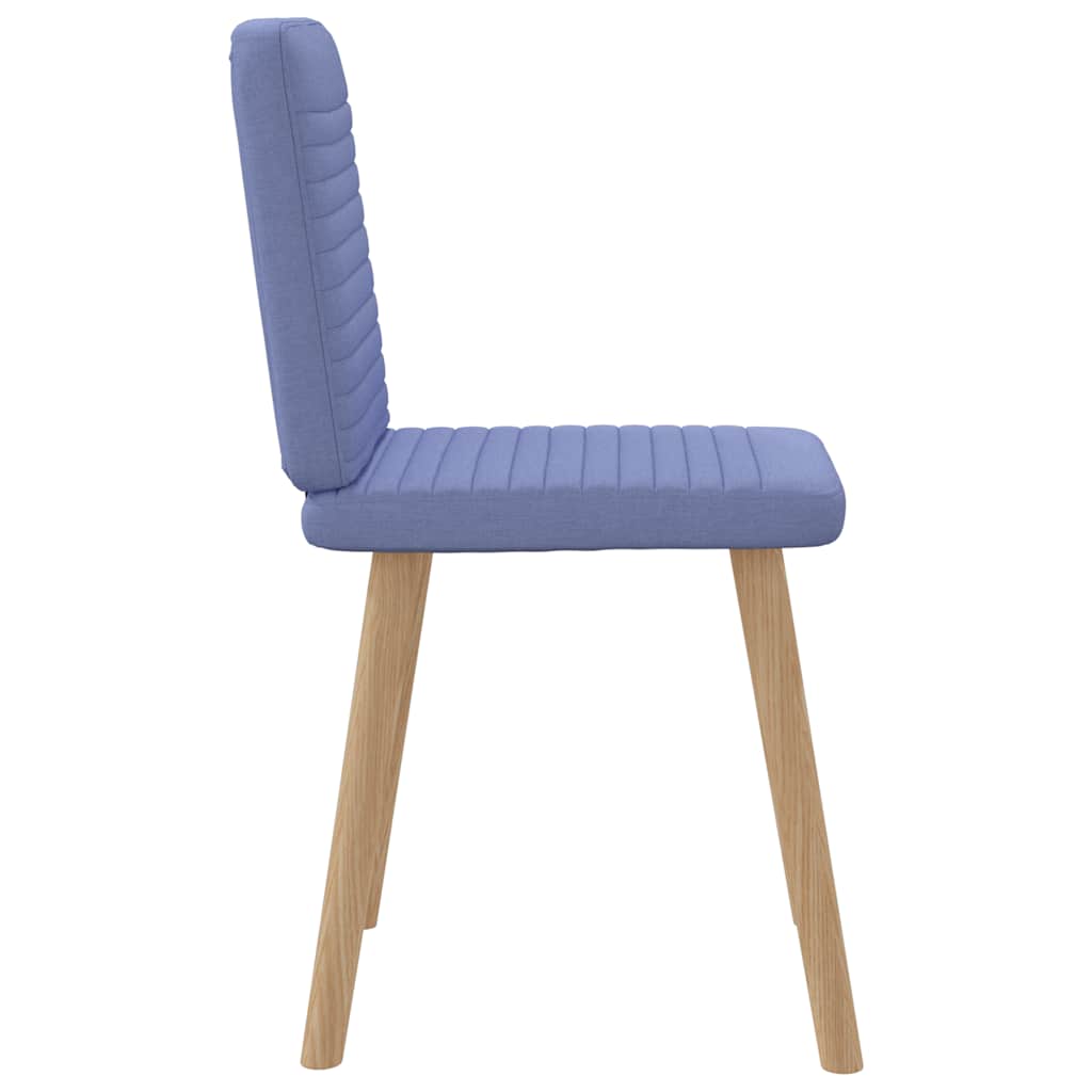 Eetkamerstoelen 2 st stof jeansblauw is nu te koop bij PeponiXL, paradijselijk wonen!