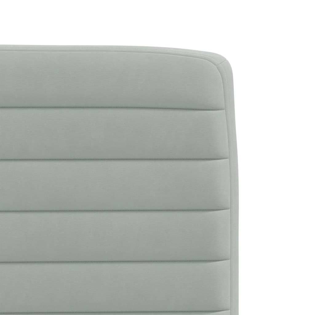 Eetkamerstoelen 2 st fluweel lichtgrijs is nu te koop bij PeponiXL, paradijselijk wonen!