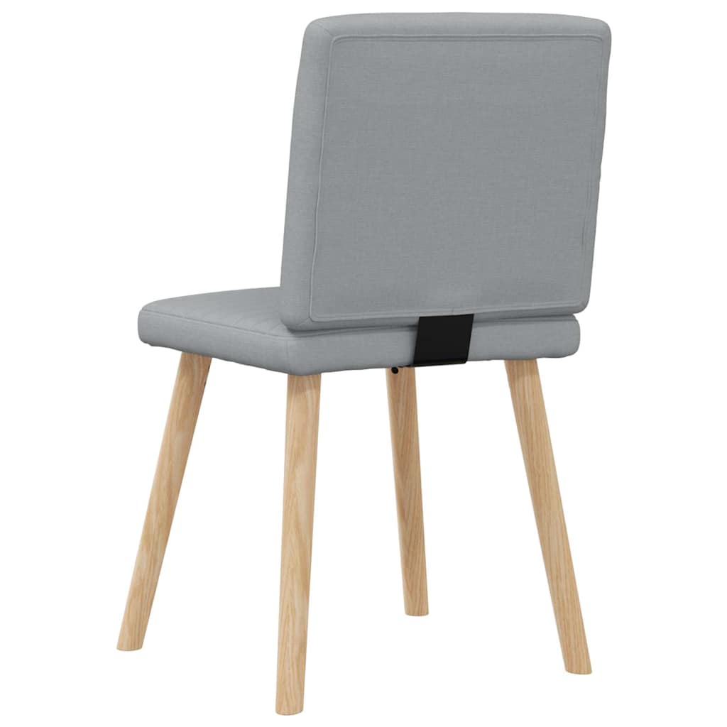 Eetkamerstoelen 2 st stof lichtgrijs is nu te koop bij PeponiXL, paradijselijk wonen!