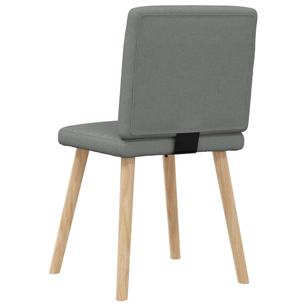 Eetkamerstoelen 2 st stof donkergrijs is nu te koop bij PeponiXL, paradijselijk wonen!
