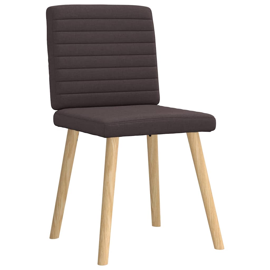 Eetkamerstoelen 2 st stof donkerbruin is nu te koop bij PeponiXL, paradijselijk wonen!