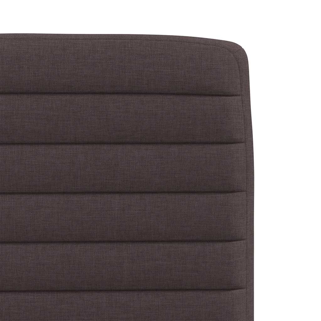 Eetkamerstoelen 2 st stof donkerbruin is nu te koop bij PeponiXL, paradijselijk wonen!
