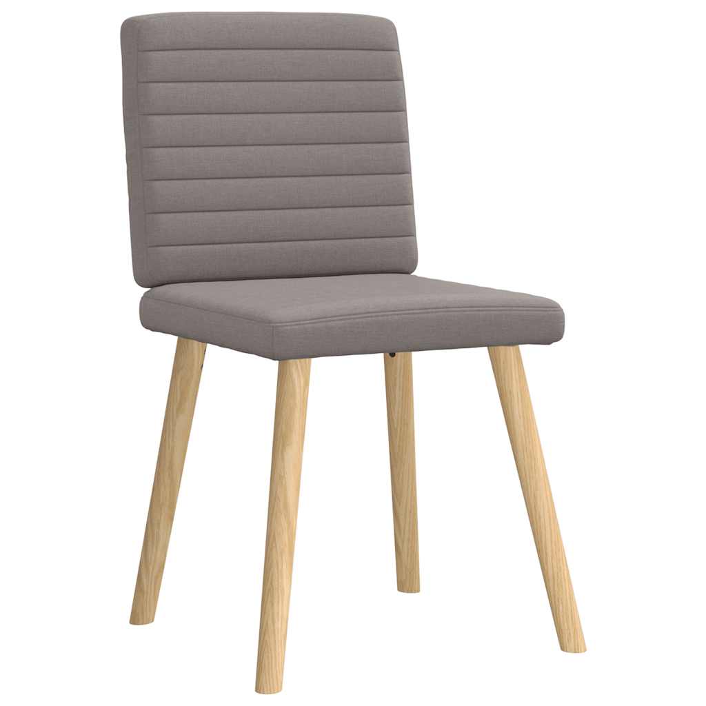 Eetkamerstoelen draaibaar 2 st stof taupe is nu te koop bij PeponiXL, paradijselijk wonen!