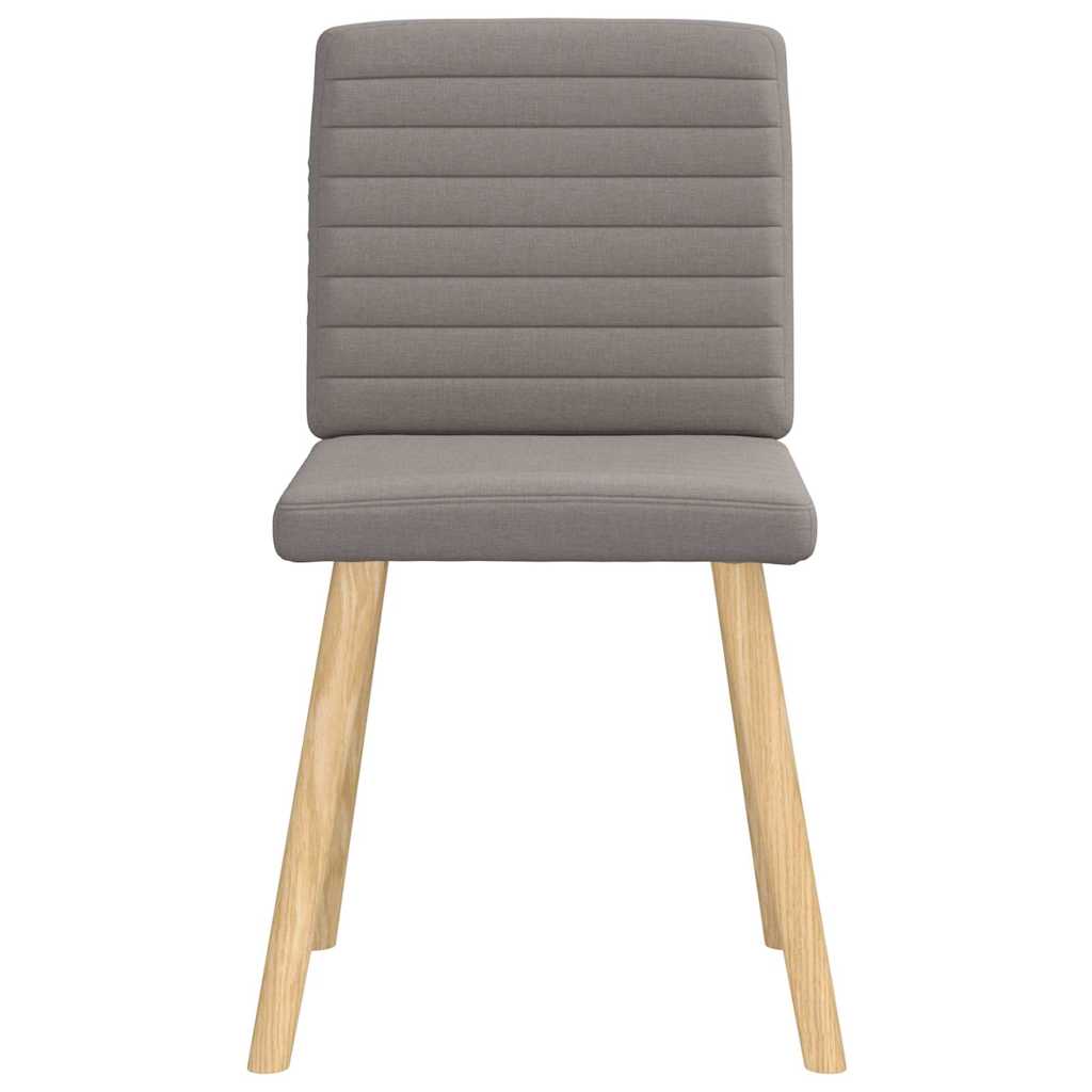 Eetkamerstoelen draaibaar 2 st stof taupe is nu te koop bij PeponiXL, paradijselijk wonen!
