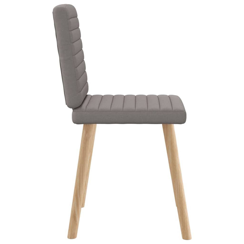 Eetkamerstoelen draaibaar 2 st stof taupe is nu te koop bij PeponiXL, paradijselijk wonen!