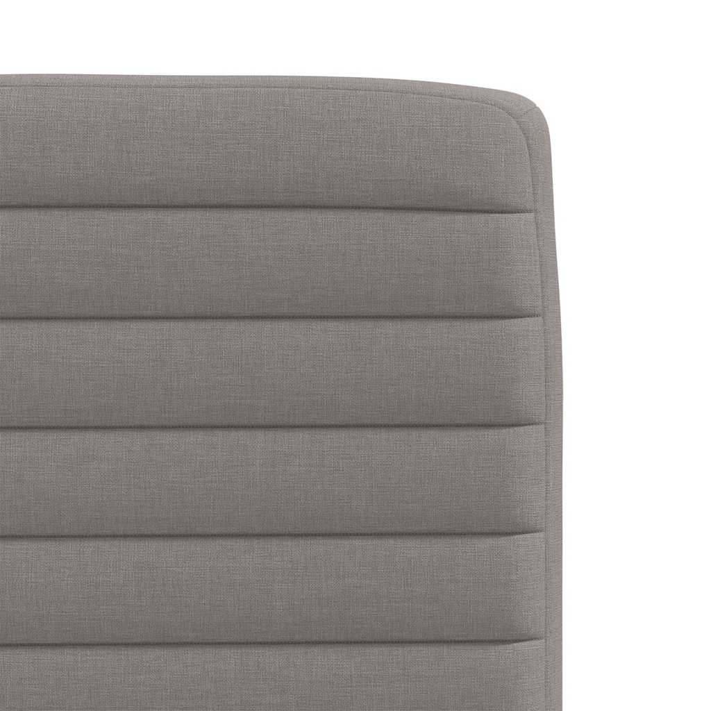 Eetkamerstoelen draaibaar 2 st stof taupe is nu te koop bij PeponiXL, paradijselijk wonen!