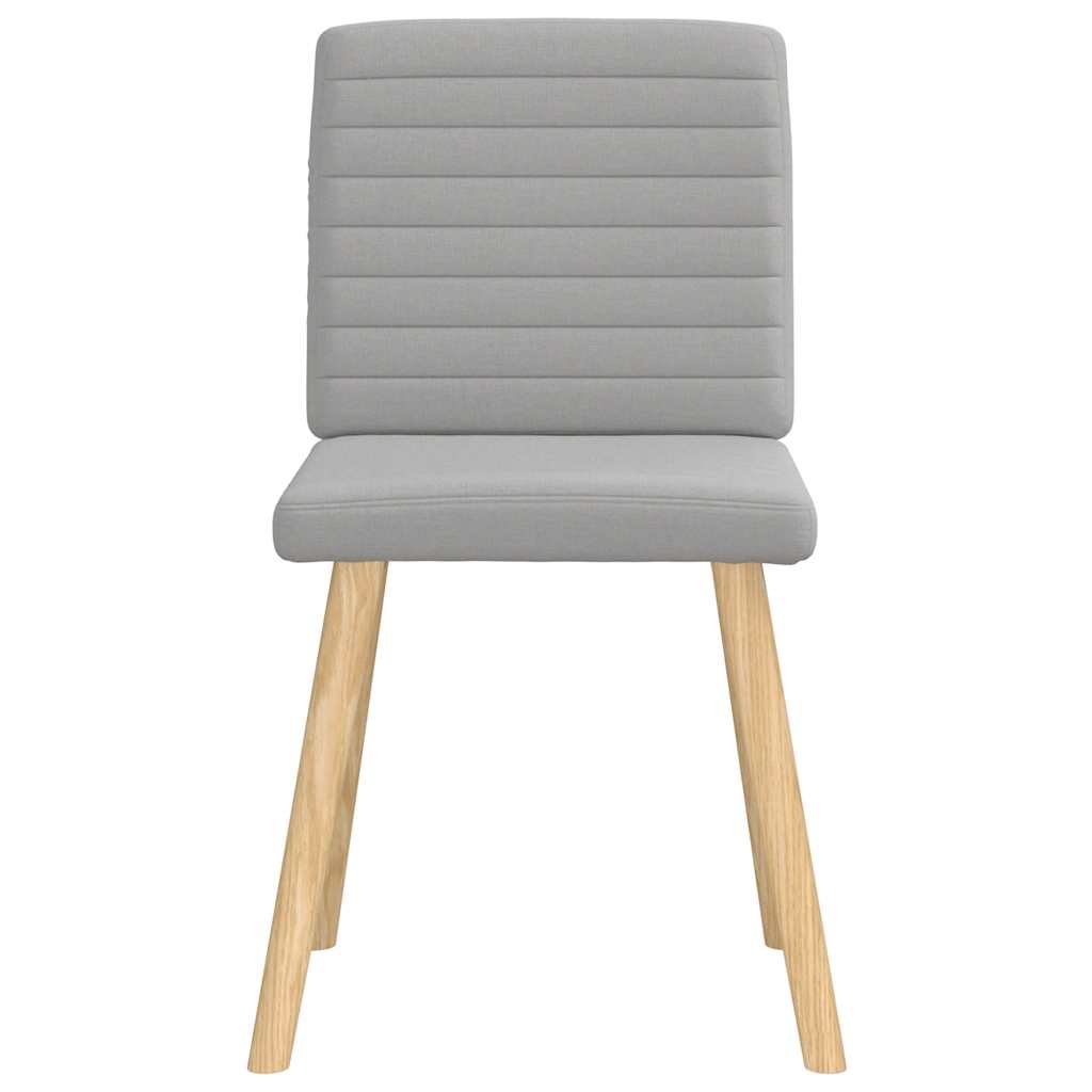 Eetkamerstoelen 2 st stof wolk grijs is nu te koop bij PeponiXL, paradijselijk wonen!