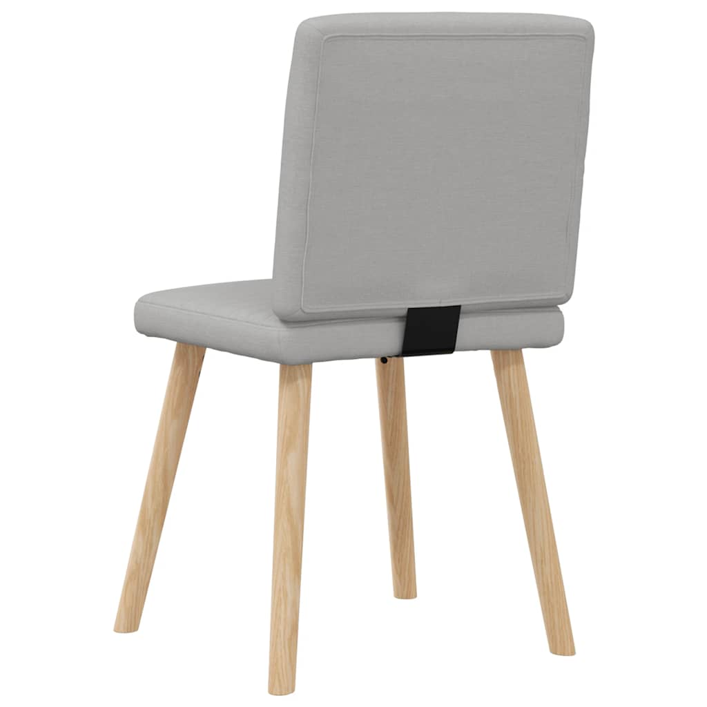 Eetkamerstoelen 2 st stof wolk grijs is nu te koop bij PeponiXL, paradijselijk wonen!