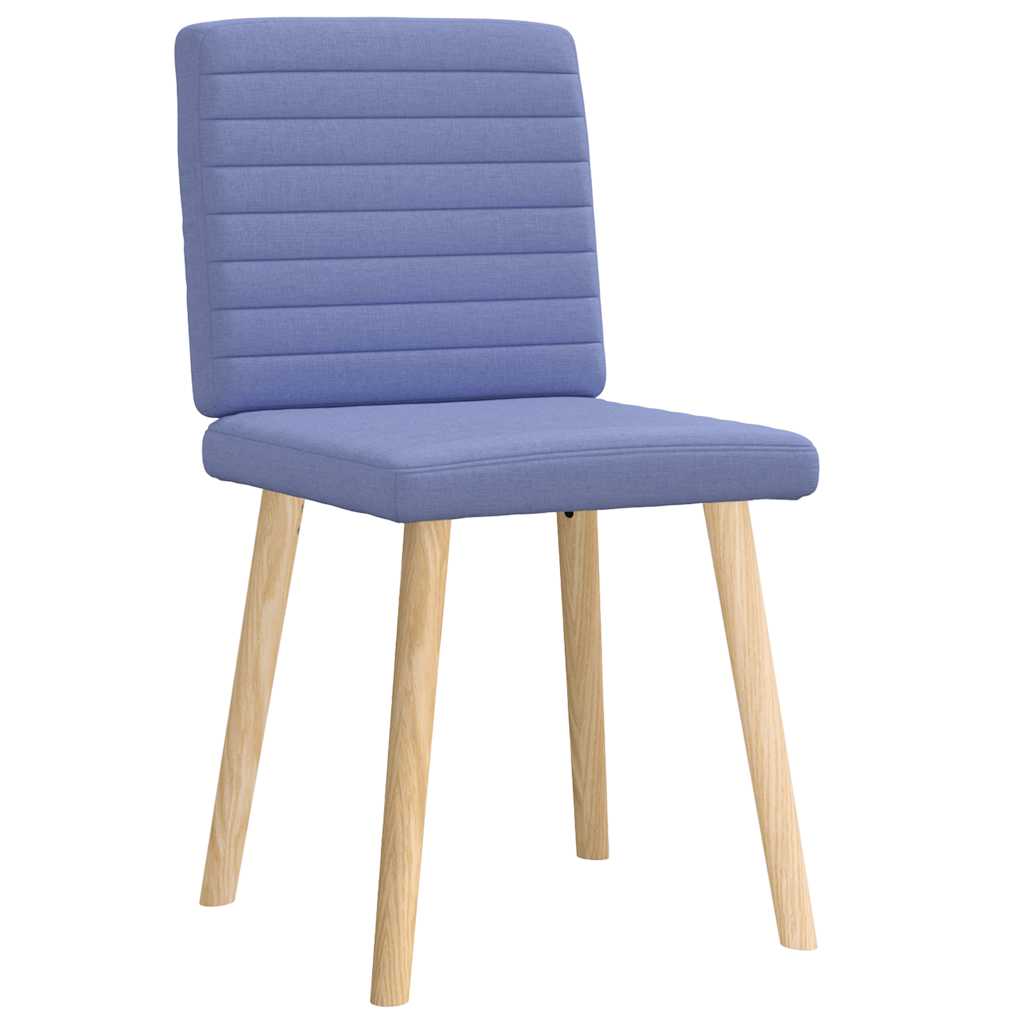Eetkamerstoelen 2 st stof jeansblauw is nu te koop bij PeponiXL, paradijselijk wonen!