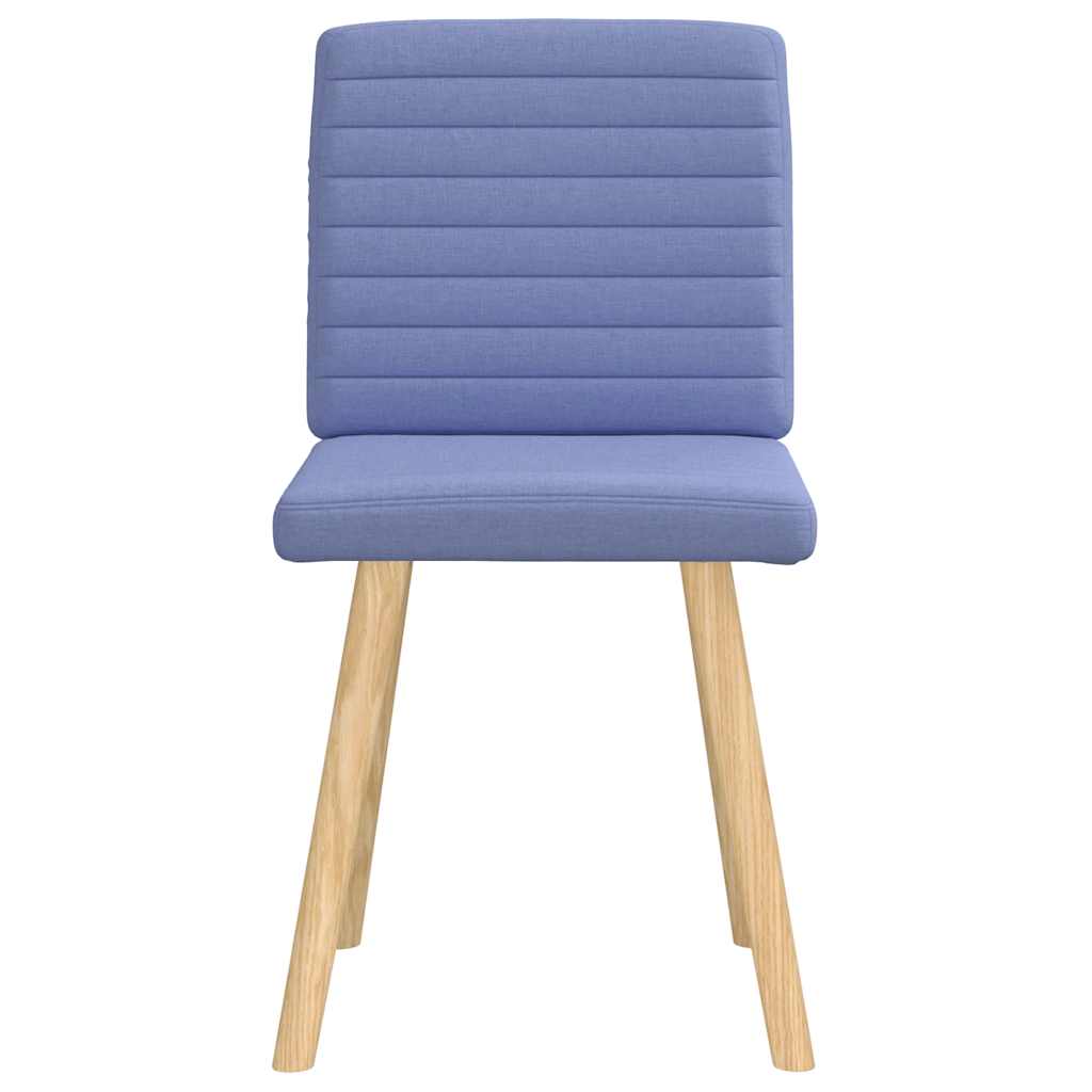 Eetkamerstoelen 2 st stof jeansblauw is nu te koop bij PeponiXL, paradijselijk wonen!