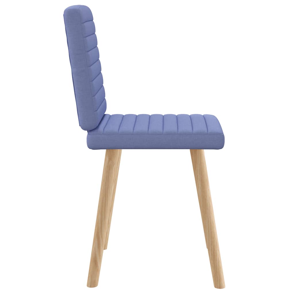 Eetkamerstoelen 2 st stof jeansblauw is nu te koop bij PeponiXL, paradijselijk wonen!