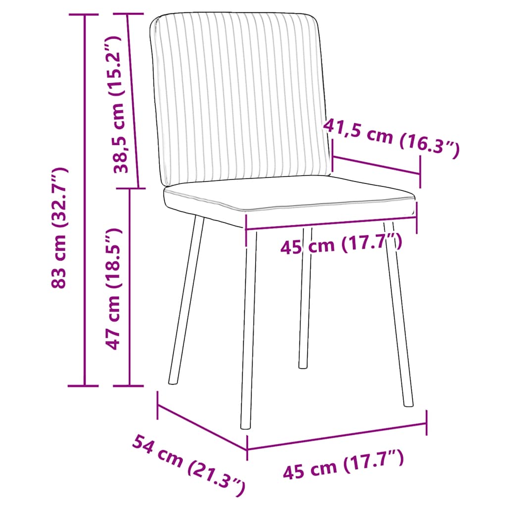 Eetkamerstoelen 2 st fluweel lichtgrijs is nu te koop bij PeponiXL, paradijselijk wonen!