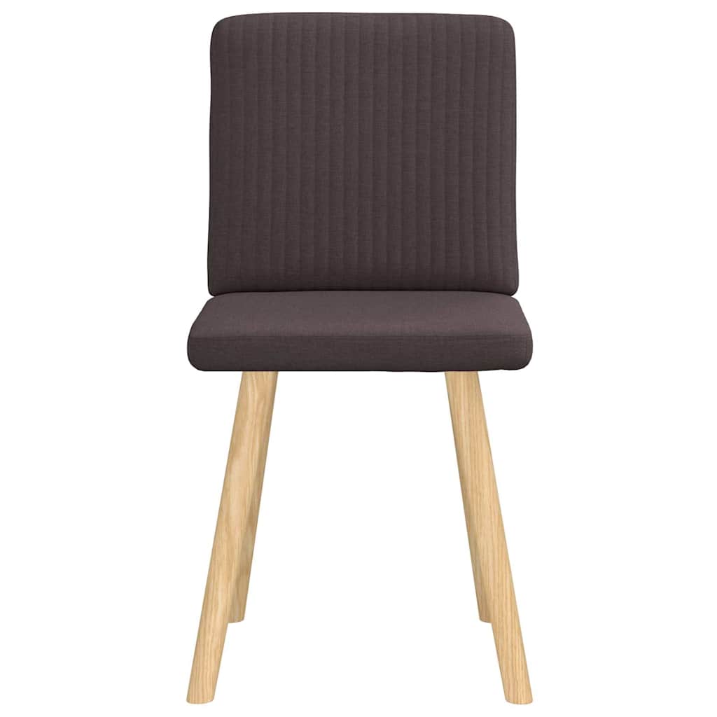 Eetkamerstoelen 2 st stof donkerbruin is nu te koop bij PeponiXL, paradijselijk wonen!
