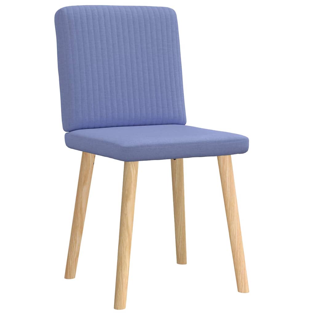 Eetkamerstoelen 2 st stof jeansblauw is nu te koop bij PeponiXL, paradijselijk wonen!