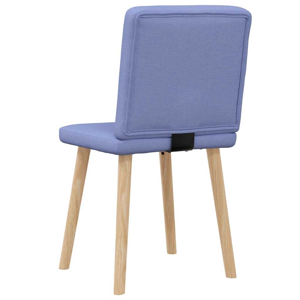 Eetkamerstoelen 2 st stof jeansblauw is nu te koop bij PeponiXL, paradijselijk wonen!