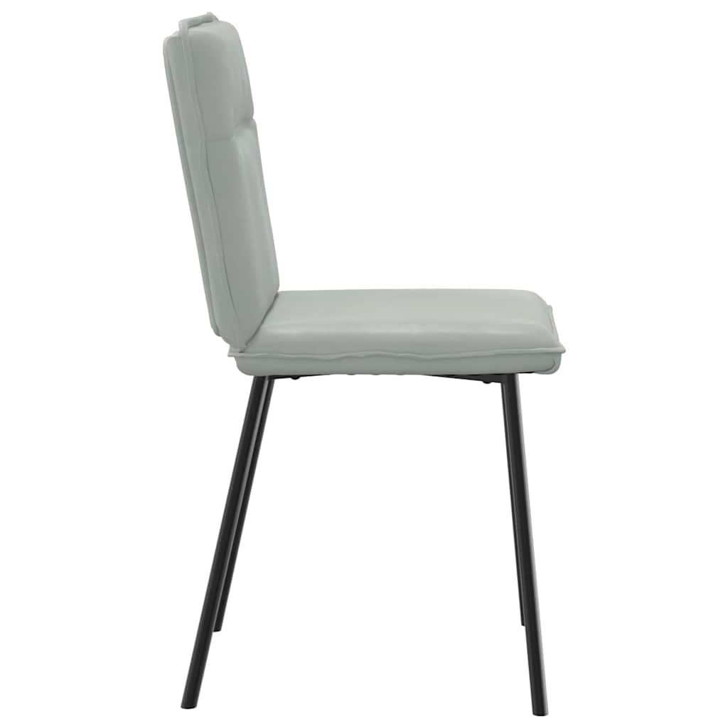 Eetkamerstoelen 2 st fluweel lichtgrijs is nu te koop bij PeponiXL, paradijselijk wonen!