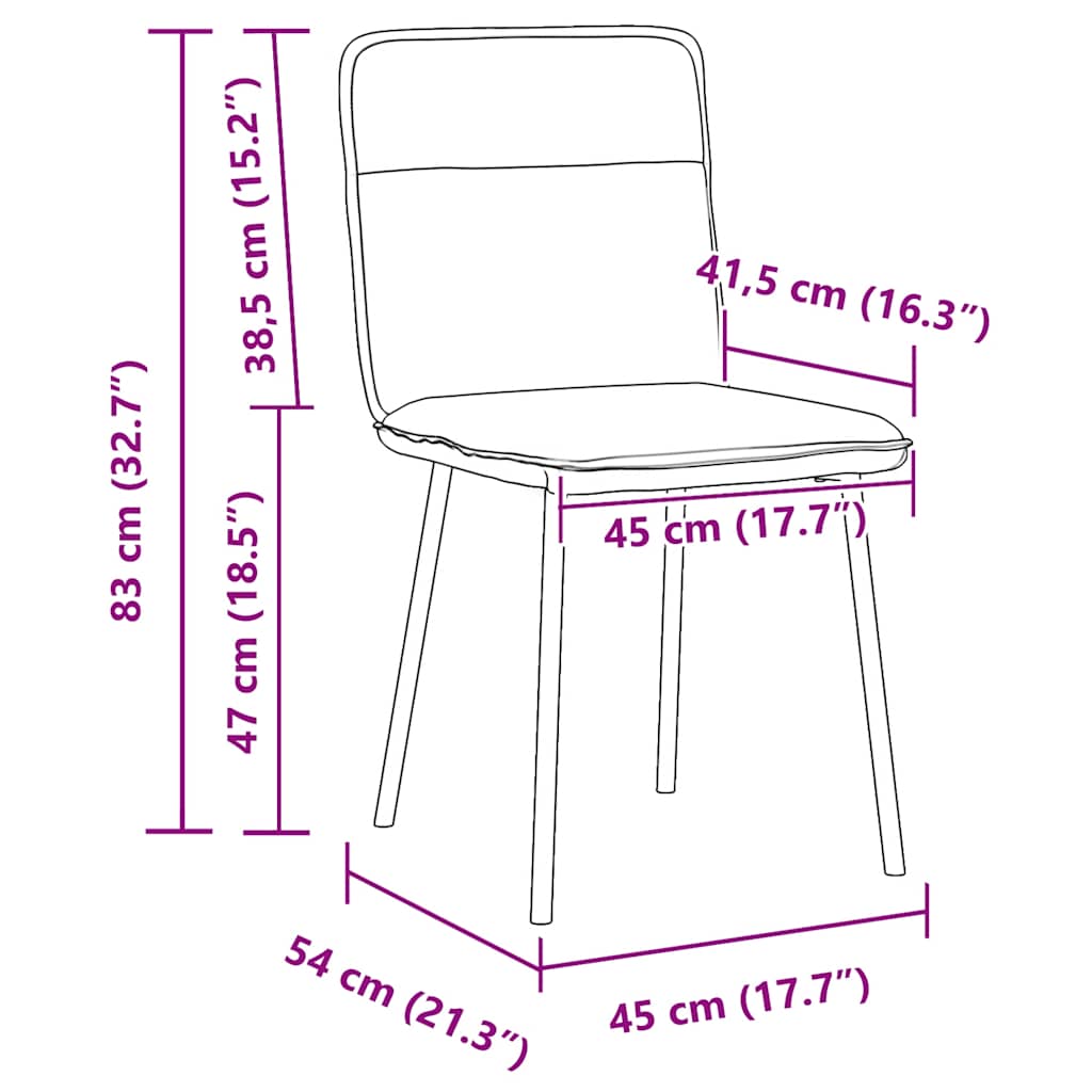 Eetkamerstoelen 2 st fluweel donkergrijs is nu te koop bij PeponiXL, paradijselijk wonen!