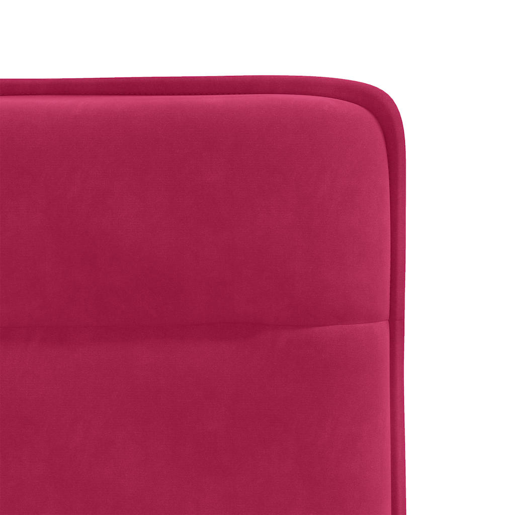 Eetkamerstoelen 2 st fluweel wijnrood is nu te koop bij PeponiXL, paradijselijk wonen!