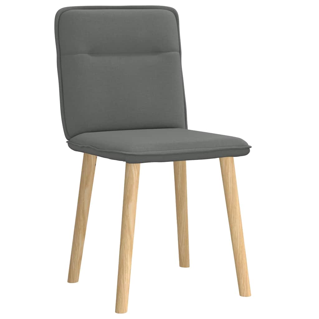 Eetkamerstoelen 2 st stof donkergrijs is nu te koop bij PeponiXL, paradijselijk wonen!