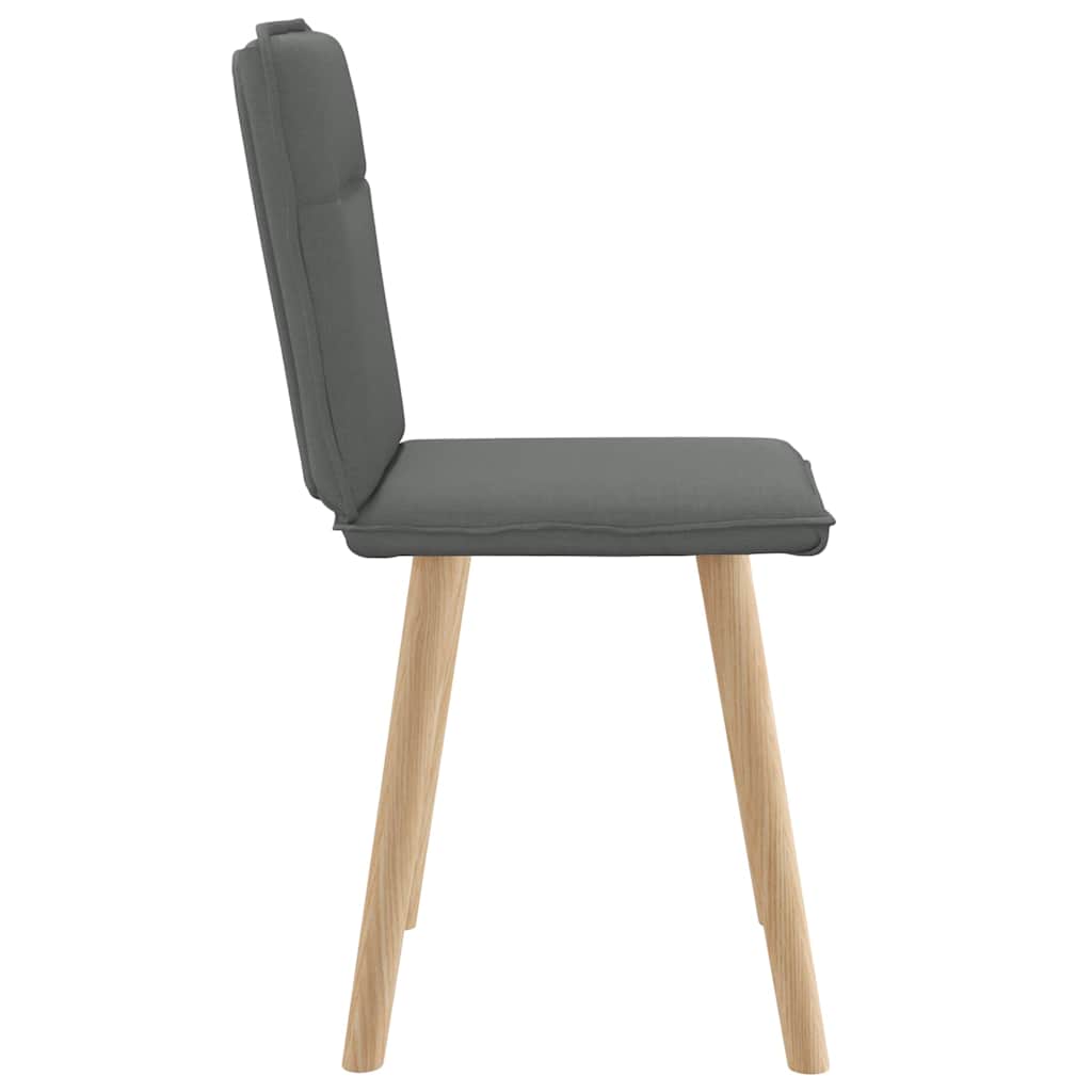 Eetkamerstoelen 2 st stof donkergrijs is nu te koop bij PeponiXL, paradijselijk wonen!