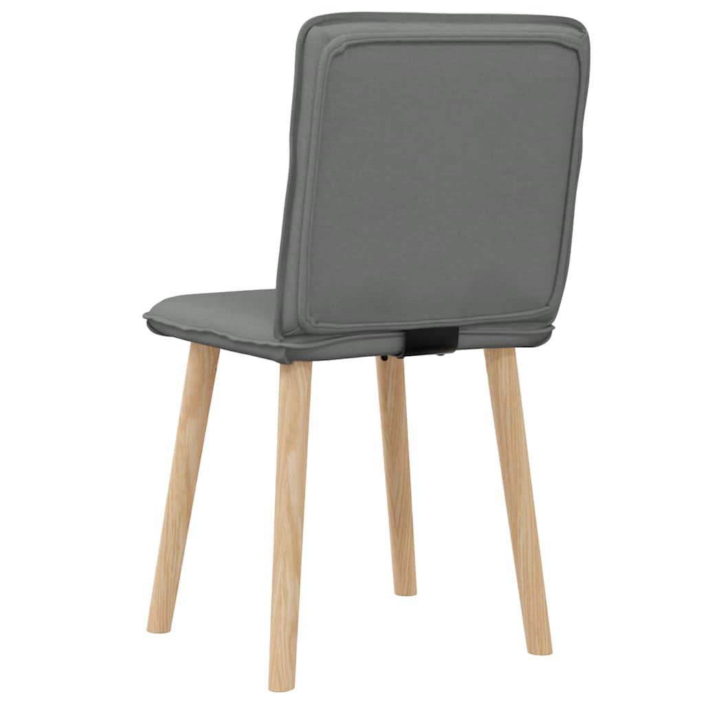 Eetkamerstoelen 2 st stof donkergrijs is nu te koop bij PeponiXL, paradijselijk wonen!