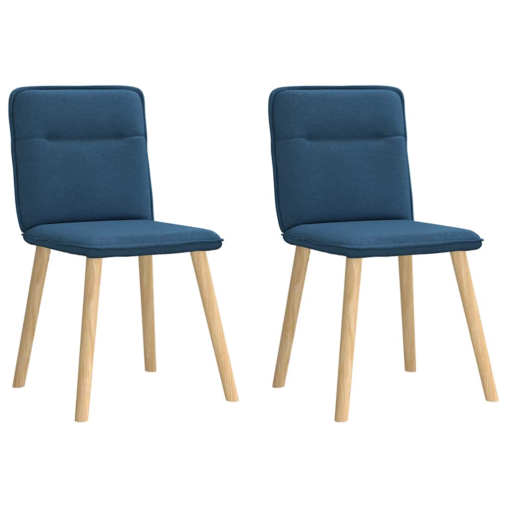 Eetkamerstoelen 2 st stof blauw is nu te koop bij PeponiXL, paradijselijk wonen!