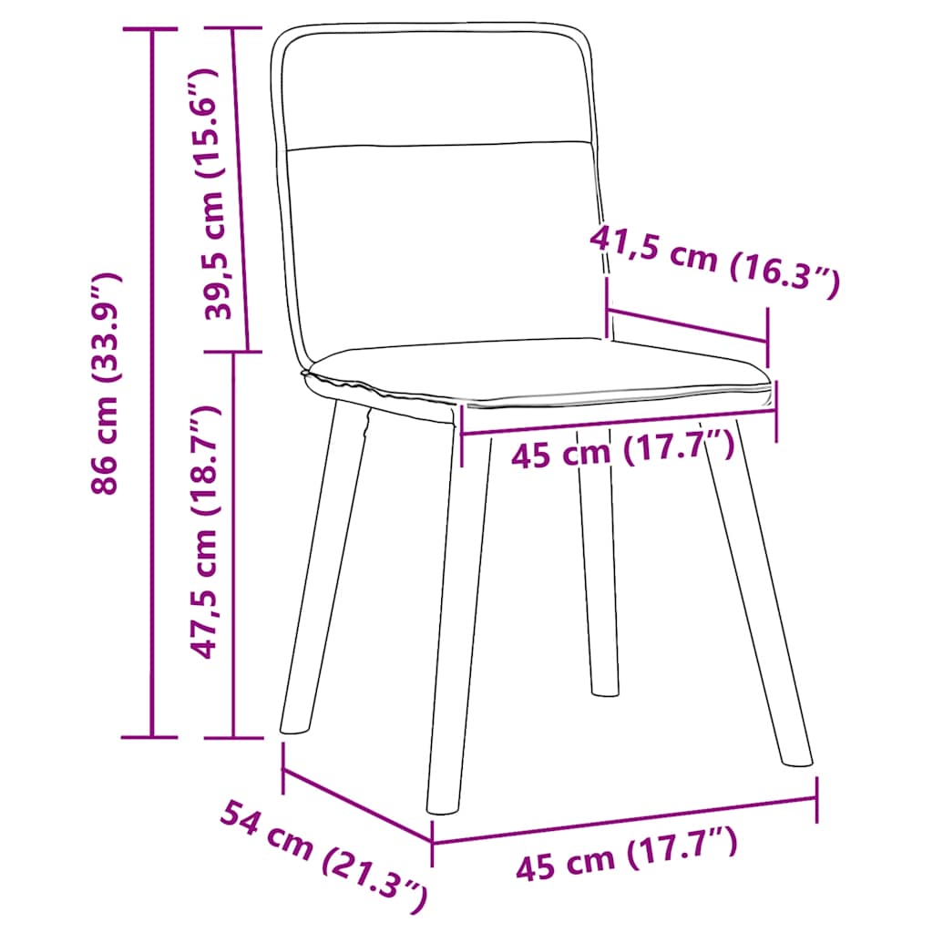 Eetkamerstoelen 2 st stof blauw is nu te koop bij PeponiXL, paradijselijk wonen!